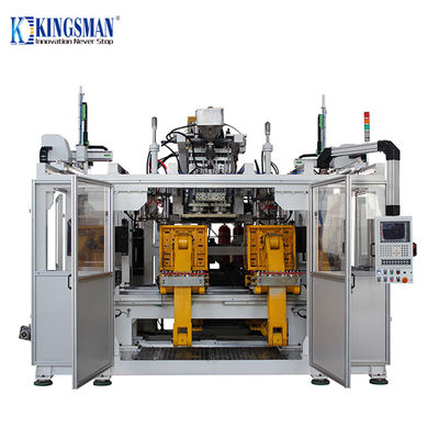 satın al Yüksek Hızlı Çift İstasyonlu Şişirme Makinesi, Jerry Şişirme Makinesi Şişebilir online manufacture