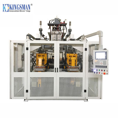 HDPE Otomatik Şişirme Makinesi Çift İstasyon 245mm Kalıp Kalınlığı